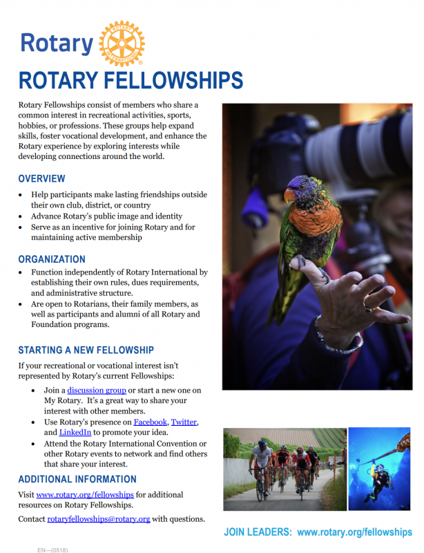 Rotary Fellowship Groups Central Sussex Rotary